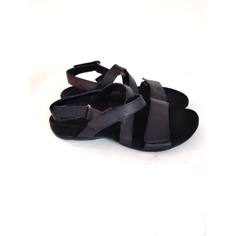 NWOT Vionic Raya Black Adjustable Supportive Preppy Resort Orthotic Sandals 7 - Picture 5 of 12